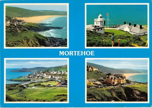 B100354 mortehoe devon uk