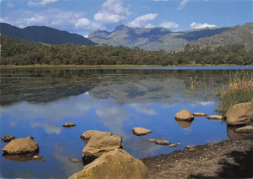 BR91094 elterwater tarn and langdale pikes 1 uk
