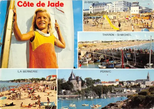 BT8782 Vues de la cte de jade entre la loire et la vendee chil enf France