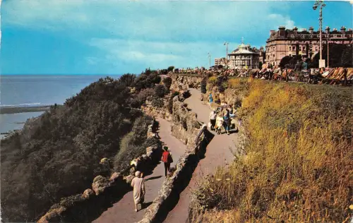 B88294 Zick Zack Pfad und Leas Folkestone UK 14x9cm