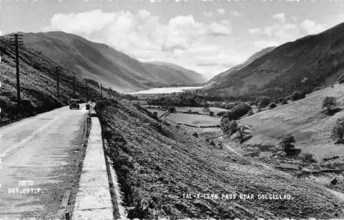 uk16186 tall y llyn pass Dolgellau wales real photo uk