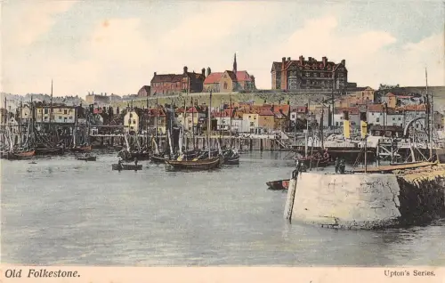 uk30322 old folkestone real photo uk