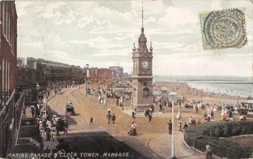 BR79485 Marine Parade und Uhrturm Margate UK TCV