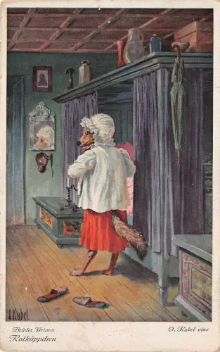 B76661 O Kubel Bruder Grimm Kotkapchen Contes Fables Historoires