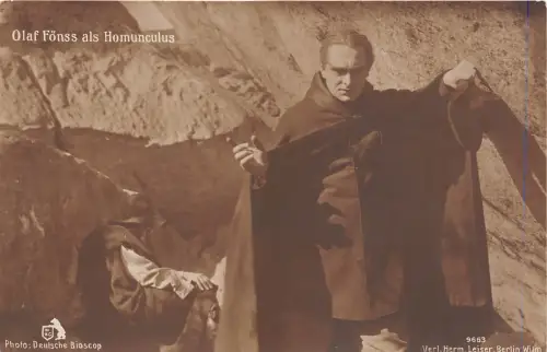 B49031 Olaf Fonsss als Homunkulus Filmstar