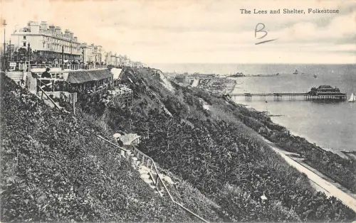 BR79630 the lees and shel folkestone uk