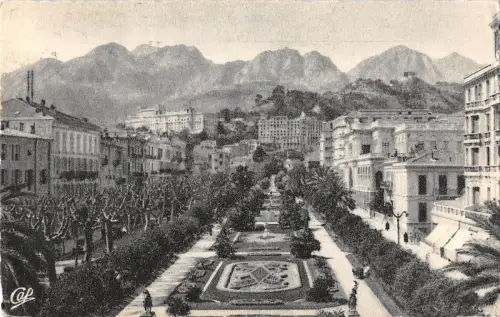 BF8405 le jardin public menton france Frankreich