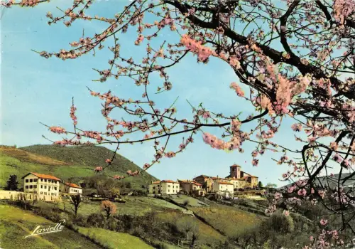 BR52627 Le village de Biriatou vu depuis l espagne pays basque France