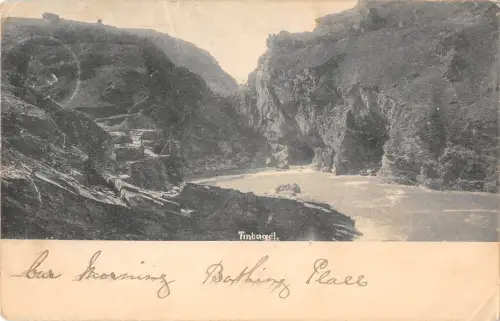 uk12070 tintagel echtfoto uk