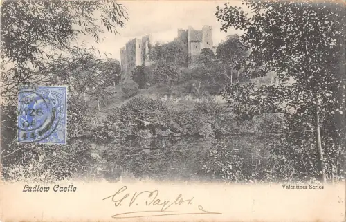 BR79190 ludlow castle uk