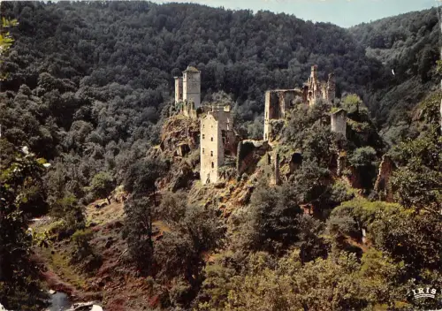 BR54218 Les Ruines de Merle correze france