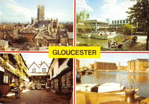 BR90371 Gloucester Cathedral the New Inn UK