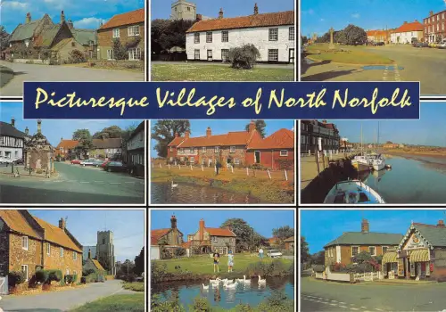 BR82952 malerische Dörfer von North Norfolk UK
