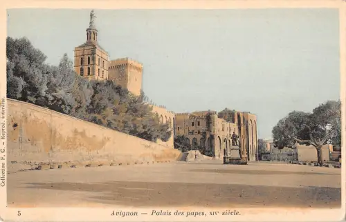 BF8109 avignon palais des papes france Frankreich
