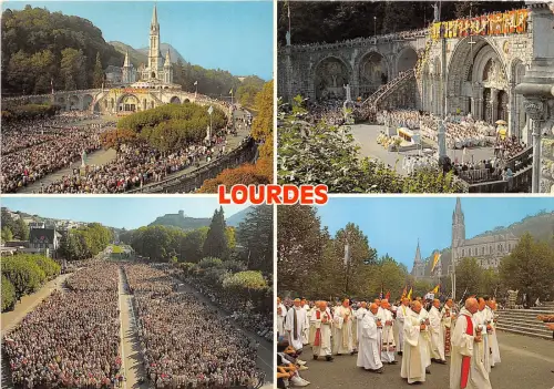 BR26072 Lourdes Foule sur l esplanade Frankreich