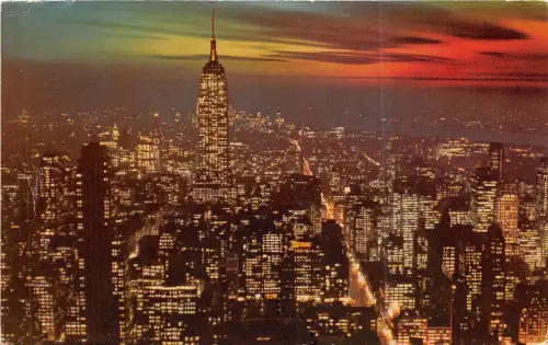 BR30806 Nacht New York City USA