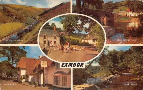 B88293 exmoor uk 14x9cm