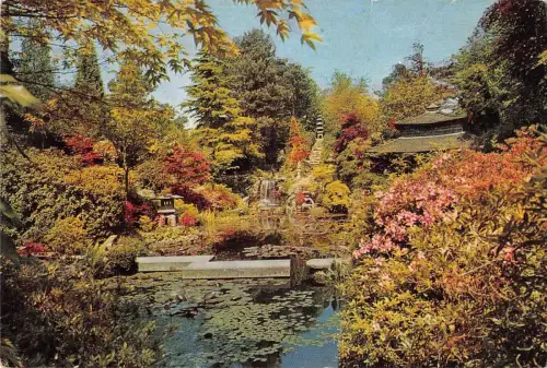 BR83006 japanese garden compton acres bournemouh dorset uk