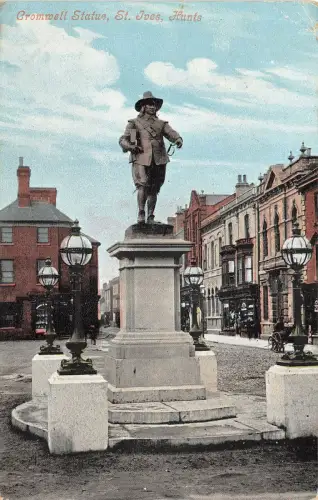 auk41374 cromwell statue st ives hunts uk