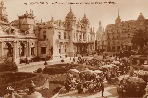 B95893 monte carlo monaco le casino real phoo terrasse du cafe et hotel