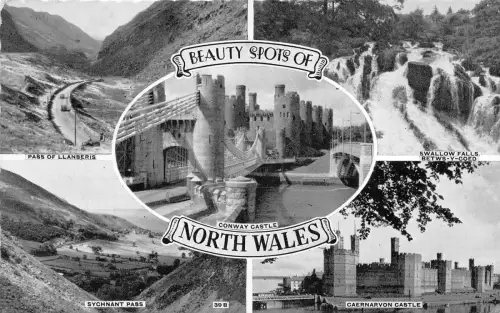 uk52094 beauty spots of north wales real photo uk
