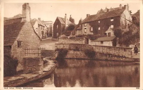 uk12511 old mill pond swanage real photo uk