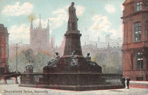 BR101443 stephenson s statue newcastle uk