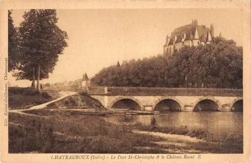 BF9966 chateauroux indre le port st christophe et le ca france Frankreich