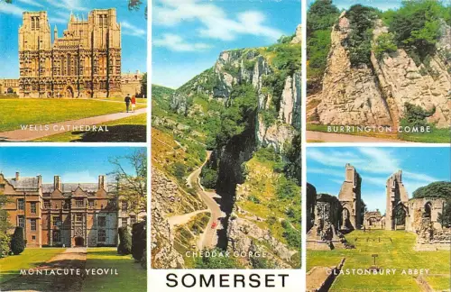 BR66948 Somerset Multi Views UK 14x9cm