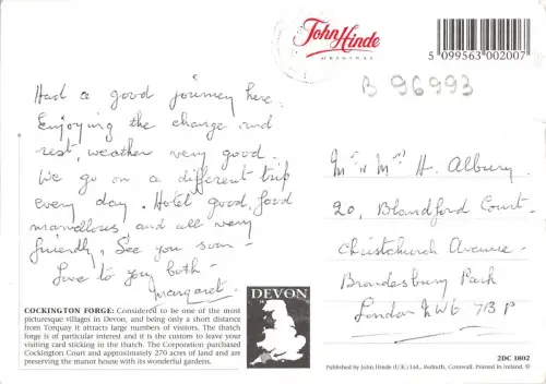 B96993 cockington forge uk