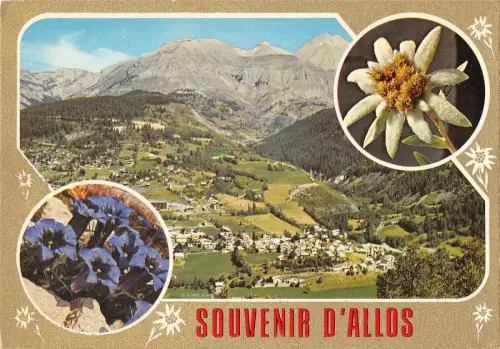 BT4045 Haute vallee du Verdon allos vue generale France