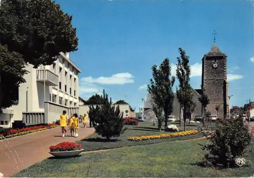 BR51951 Saint Brevin les pins l eglise et la mairie France