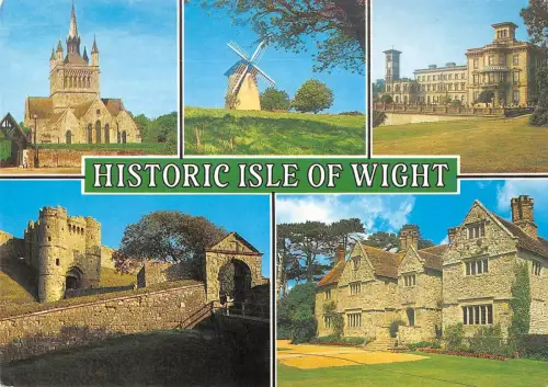 BR89117 historische Insel Wight Windmühle Mühle Moulin a Vent UK