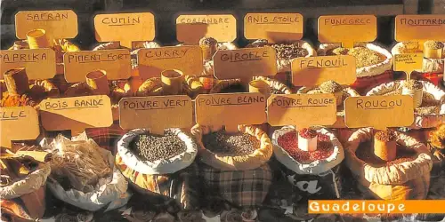 BT9835 Guadeloupe marchand d epices pinte a pitre caribbean
