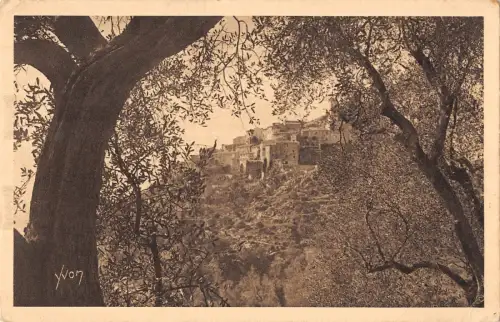 BF9965 eze le village vu a travers les oliviers france Frankreich