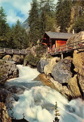BR20994 La cascade a Berrard a Vallorcine France