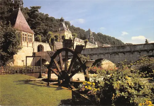 BR56281 la route a aube de l ancien moulin de l abbaye Bratome moulen Wassermühle