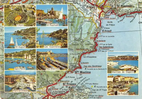 BR50046 De Saint tropez a saint raphael Frankreich