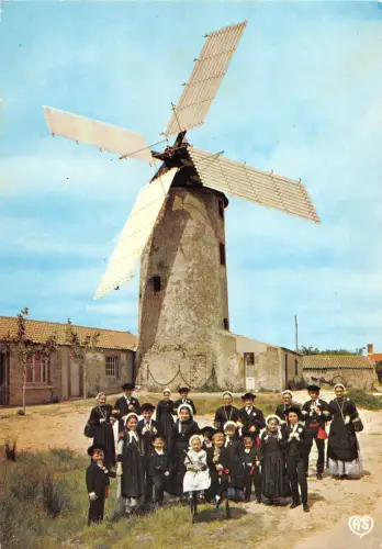 BT1172 Windmühle Mühle au zahlt maraichin france moulin a vent
