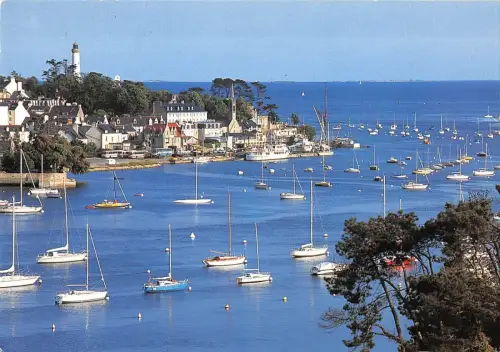 BR52511 Benodet le port a l embouchure de l odet Frankreich