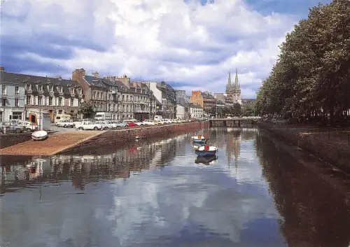 BT10093 Quimper l odet a maree haute France