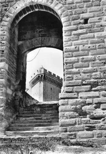 BT3907 Beaucaire Escalier conduisant a l apricncipale tour de guet France