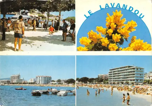 BT8445 Le lavandou a l heure estivale Frankreich