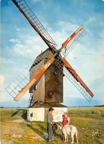 BT1273 moulin des huttes pres de gravelines moulin a vent windmill mill france