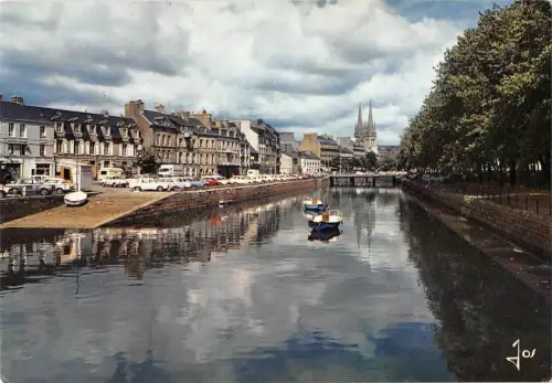 BR51803 Quimper l odet a maree haute Frankreich