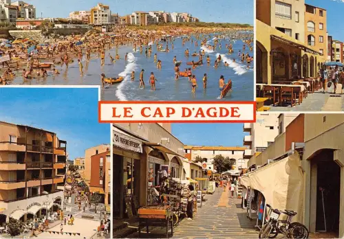 BT5021 Le cap d Agde de la plage du mole a l place Frankreich