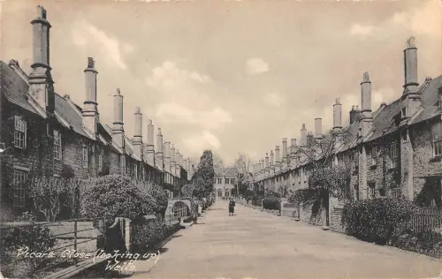 uk14643 vicars close wells real photo uk