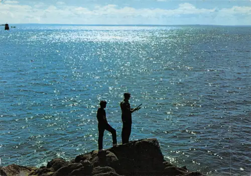 BF1795 pecheurs a la ligne Angeln Frankreich