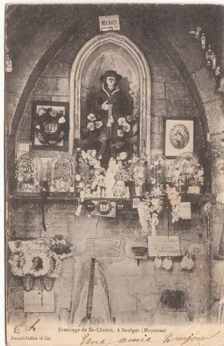 BF12393 ermitage de st cenere a saugles mayenn france front/back image