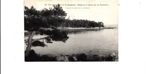 BF11532 la lavadou a st raphael station et anse de la f france front/back image